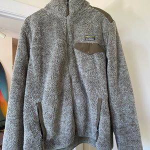L.L. Bean fleece jacket.